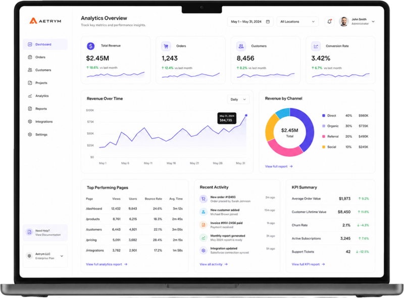 Custom Web Apps Hero Mockup v1
