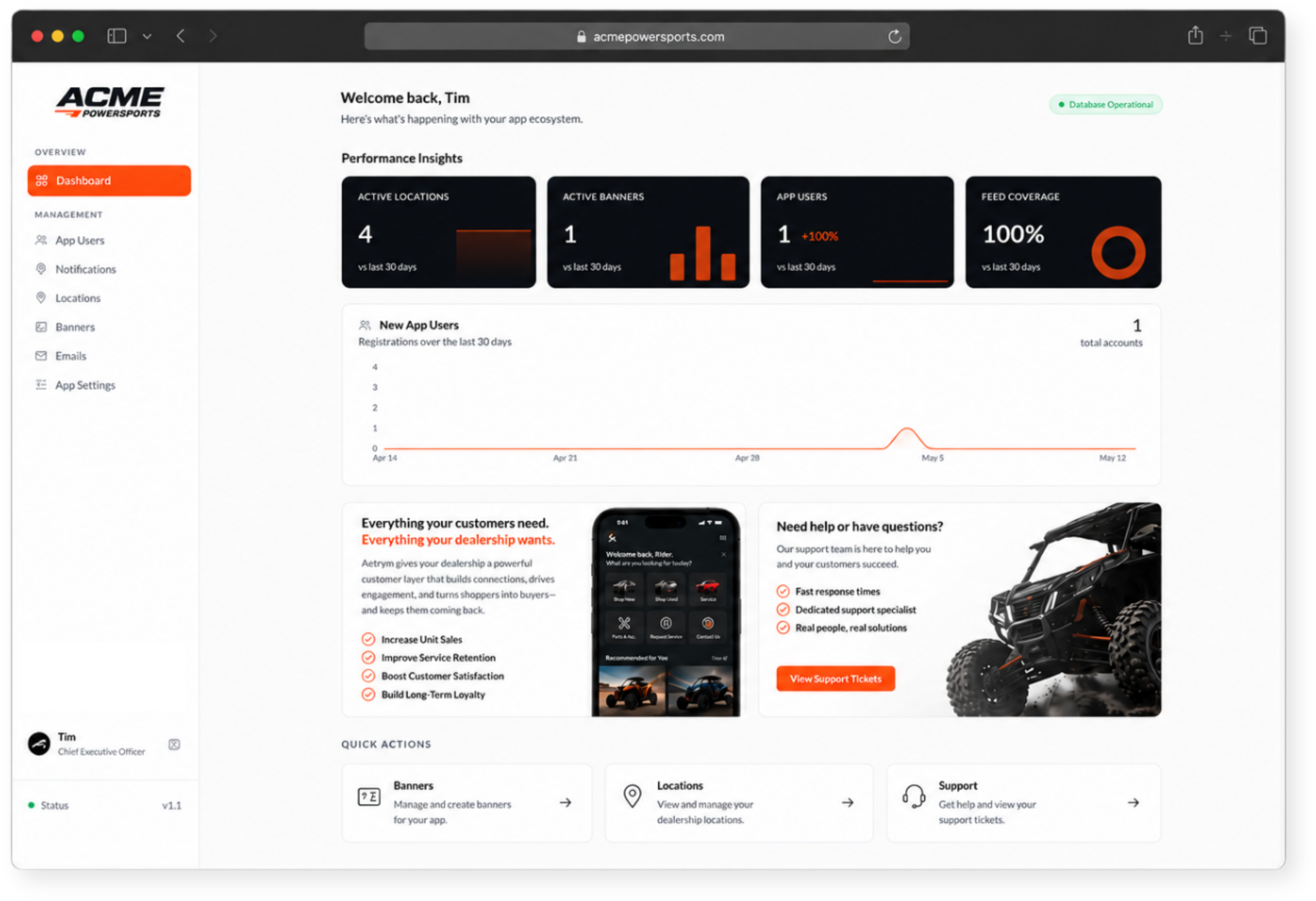 Aetrym Codex Dashboard